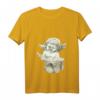 Damen Vintage Cherub Engel T-Shirt mit V-Ausschnitt - Buntes, religiöses Design für Kirche & Gebetstreffen, Trendy und bequem