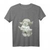 Damen Vintage Cherub Engel T-Shirt mit V-Ausschnitt - Buntes, religiöses Design für Kirche & Gebetstreffen, Trendy und bequem