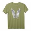 Engelsflügel Weiß Engel Flügel T-Shirt mit V-Ausschnitt – Spirituelle Kleidung für Schutzengel und religiöse Anlässe