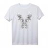 Engelsflügel Weiß Engel Flügel T-Shirt mit V-Ausschnitt – Spirituelle Kleidung für Schutzengel und religiöse Anlässe