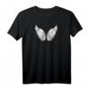 Weiße Engelsflügel für Schutzengel - Spirituelles Raglan Shirt für Engel-Liebhaber und besondere Anlässe