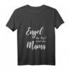 Damen Engel ohne Flügel nennt man Mama - Lustiges T-Shirt zum Muttertag & Geburtstag, Perfektes Geschenk für die beste Mama, Ehefrau & Frau