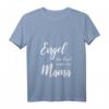 Damen Engel ohne Flügel nennt man Mama - Lustiges T-Shirt zum Muttertag & Geburtstag, Perfektes Geschenk für die beste Mama, Ehefrau & Frau