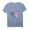 HapPanda Lilo und Stitch Engel Kuss T-Shirt Tank Top – Offizielles Disney Merchandise für Damen, Herren, Jungen und Mädchen zum Geburtstag & Valentinstag