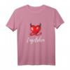 Teufelchen und Engel T-Shirt - Lustiges Halloween Kostüm für Damen und Herren, perfekt für Fasching, Party & Karneval