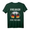 Freibier For Future Deutsches Flagge Bier Geschenk - Bier T-Shirt für Bierliebhaber, Partys & Festivals