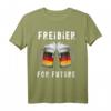 Freibier For Future Deutsches Flagge Bier Geschenk - Bier T-Shirt für Bierliebhaber, Partys & Festivals