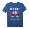 Freibier For Future Deutsches Flagge Bier Geschenk - Bier T-Shirt für Bierliebhaber, Partys & Festivals