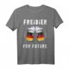 Freibier For Future Deutsches Flagge Bier Geschenk - Bier T-Shirt für Bierliebhaber, Partys & Festivals