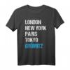 London New York Paris Tokyo Grömitz Schleswig Holstein T-Shirt – Perfektes Souvenir für Ostsee- und Städtereisen-Liebhaber