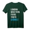 London New York Paris Tokyo Grömitz Schleswig Holstein T-Shirt – Perfektes Souvenir für Ostsee- und Städtereisen-Liebhaber