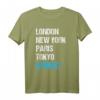 London New York Paris Tokyo Grömitz Schleswig Holstein T-Shirt – Perfektes Souvenir für Ostsee- und Städtereisen-Liebhaber