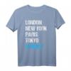 London New York Paris Tokyo Grömitz Schleswig Holstein T-Shirt – Perfektes Souvenir für Ostsee- und Städtereisen-Liebhaber