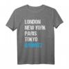 London New York Paris Tokyo Grömitz Schleswig Holstein T-Shirt – Perfektes Souvenir für Ostsee- und Städtereisen-Liebhaber