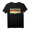 Mein Rostock Skyline Deutschland Heimat Stadt Souvenir T-Shirt - Perfektes Geschenk für Rostock-Liebhaber und Urlauber