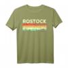 Mein Rostock Skyline Deutschland Heimat Stadt Souvenir T-Shirt - Perfektes Geschenk für Rostock-Liebhaber und Urlauber
