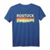 Mein Rostock Skyline Deutschland Heimat Stadt Souvenir T-Shirt - Perfektes Geschenk für Rostock-Liebhaber und Urlauber