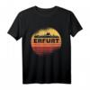 Erfurter Skyline Retro Vintage DDR T-Shirt – Perfekt für Fans, Weihnachten & Geburtstage, Stolzes Erfurter Design