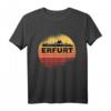 Erfurter Skyline Retro Vintage DDR T-Shirt – Perfekt für Fans, Weihnachten & Geburtstage, Stolzes Erfurter Design