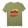 Erfurter Skyline Retro Vintage DDR T-Shirt – Perfekt für Fans, Weihnachten & Geburtstage, Stolzes Erfurter Design