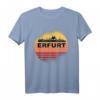 Erfurter Skyline Retro Vintage DDR T-Shirt – Perfekt für Fans, Weihnachten & Geburtstage, Stolzes Erfurter Design