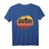 Erfurter Skyline Retro Vintage DDR T-Shirt – Perfekt für Fans, Weihnachten & Geburtstage, Stolzes Erfurter Design
