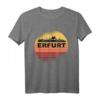 Erfurter Skyline Retro Vintage DDR T-Shirt – Perfekt für Fans, Weihnachten & Geburtstage, Stolzes Erfurter Design