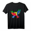 HapPanda Shirt mit Friedensbotschaft - Frieden zusammen, wir sind eine afrikanische Nation, ideal zum Jubiläum und kulturellen Anlässen