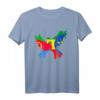 HapPanda Shirt mit Friedensbotschaft - Frieden zusammen, wir sind eine afrikanische Nation, ideal zum Jubiläum und kulturellen Anlässen