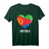 Eritrea Fahnentrikot & Herzflaggen T-Shirt – Perfektes Souvenir und Eritrea-Liebesgeschenk für Männer, Frauen & Kinder