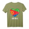 Eritrea Fahnentrikot & Herzflaggen T-Shirt – Perfektes Souvenir und Eritrea-Liebesgeschenk für Männer, Frauen & Kinder