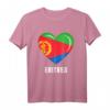 Eritrea Fahnentrikot & Herzflaggen T-Shirt – Perfektes Souvenir und Eritrea-Liebesgeschenk für Männer, Frauen & Kinder