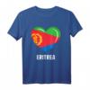 Eritrea Fahnentrikot & Herzflaggen T-Shirt – Perfektes Souvenir und Eritrea-Liebesgeschenk für Männer, Frauen & Kinder