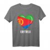 Eritrea Fahnentrikot & Herzflaggen T-Shirt – Perfektes Souvenir und Eritrea-Liebesgeschenk für Männer, Frauen & Kinder