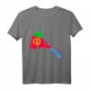 HapPanda T-Shirt mit eritreischer Flagge – Stolz auf Wurzeln & kulturelle Identität