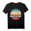 Vintage City Trip Massawa - Eritrea Geschenk Habesha T-Shirt mit Retro Sunset & Beach Design für Outdoor & Reise Fans