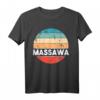 Vintage City Trip Massawa - Eritrea Geschenk Habesha T-Shirt mit Retro Sunset & Beach Design für Outdoor & Reise Fans