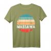 Vintage City Trip Massawa - Eritrea Geschenk Habesha T-Shirt mit Retro Sunset & Beach Design für Outdoor & Reise Fans