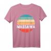 Vintage City Trip Massawa - Eritrea Geschenk Habesha T-Shirt mit Retro Sunset & Beach Design für Outdoor & Reise Fans