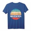 Vintage City Trip Massawa - Eritrea Geschenk Habesha T-Shirt mit Retro Sunset & Beach Design für Outdoor & Reise Fans