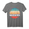 Vintage City Trip Massawa - Eritrea Geschenk Habesha T-Shirt mit Retro Sunset & Beach Design für Outdoor & Reise Fans