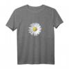 Weißes Gänseblümchen Casual T-Shirt für Frauen und Mädchen - Lässiges Streetwear-Design für Frühling & Sommer, perfektes Geschenk