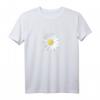 Weißes Gänseblümchen Casual T-Shirt für Frauen und Mädchen - Lässiges Streetwear-Design für Frühling & Sommer, perfektes Geschenk