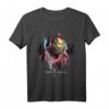 Marvel Avengers Endgame Iron Man Splatter Graphic T-Shirt - Official Licensed Marvel Merchandise