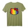 Hello Kitty Gay Pride Rainbow T-Shirt - Offiziell Sanrio Bekleidung für LGBTQ+ Supporter