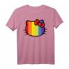 Hello Kitty Gay Pride Rainbow T-Shirt - Offiziell Sanrio Bekleidung für LGBTQ+ Supporter