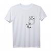 Süße Kawaii Baby Pandas spielen in der Tasche | Lustiges Panda T-Shirt für Tierliebhaber & Anime-Fans