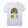 1971 Jahrgang Geburtstag Retro Vintage T-Shirt - Lustiges Geschenk zum 51. Geburtstag für Männer und Frauen, Nostalgie Kassette Tape Motiv