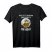 Was sitzt im Baum und winkt? Lustiges Eulen Uhu T-Shirt für Tierliebhaber und Humorfans – Perfekt als Geschenk zu Geburtstag, Muttertag oder Weihnachten