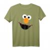 HapPanda Elmo Face T-Shirt - Offiziell lizenzierte Sesame Street Bekleidung in verschiedenen Styles